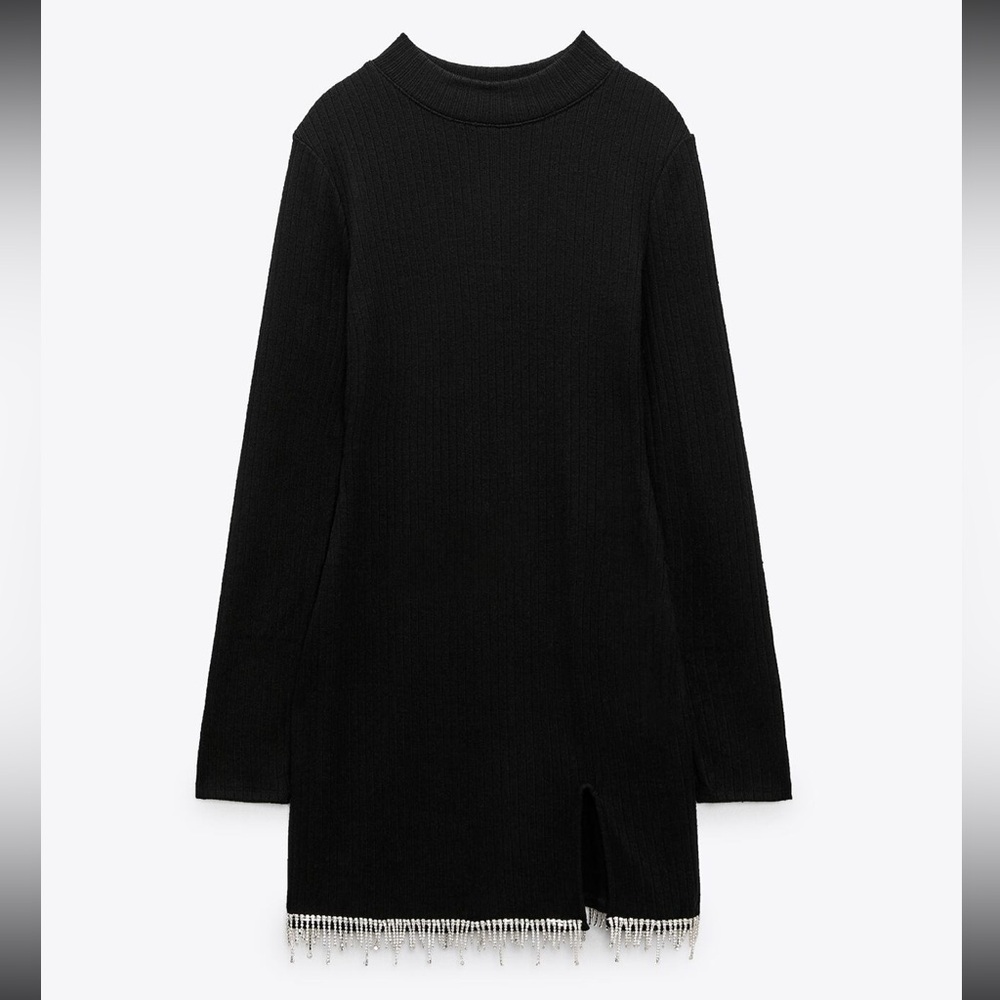 Zara embellished dress new with tags